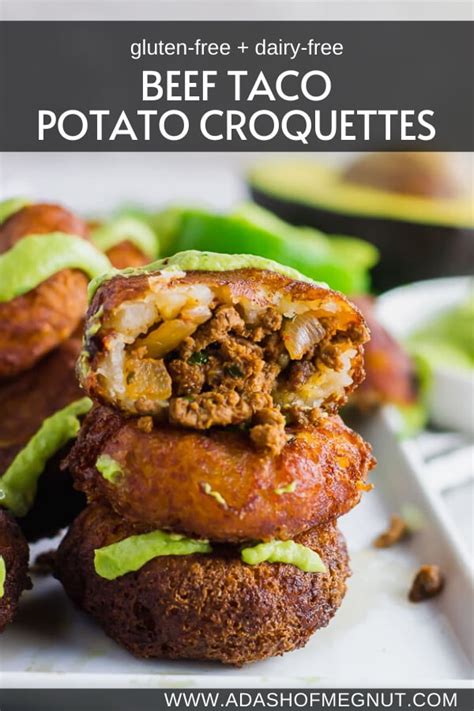Noriko and yuko plan and develop recipes together for japanese cooking 101. Beef Taco Potato Croquettes - Gluten-free and Dairy-free