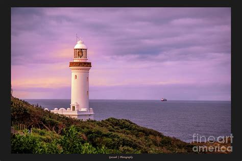 Norah Head Lighthouse At Sunset Photograph By Gary Cowling Fine Art
