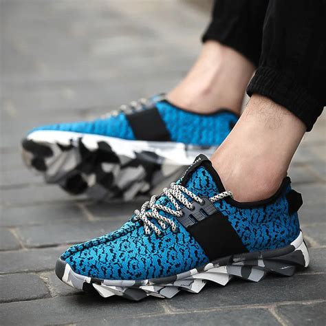 New 2016 Men S Shoes Breathable Male Trend Fly Woven Sports