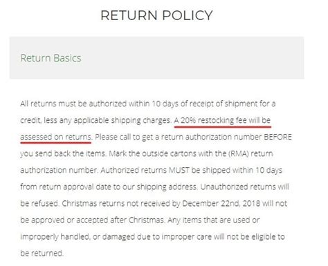 Return Refund Policy Template TermsFeed