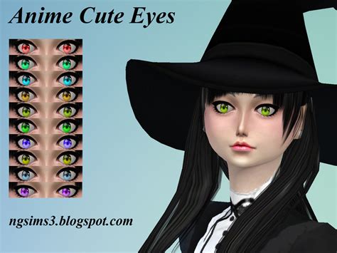The Sims Resource Anime Cute Eyes