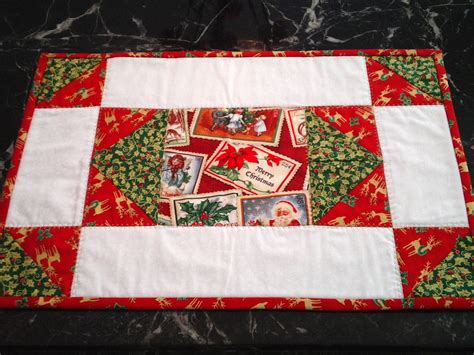 Maybe you would like to learn more about one of these? Holly's quilted Christmas placemats - gift for Terry ...