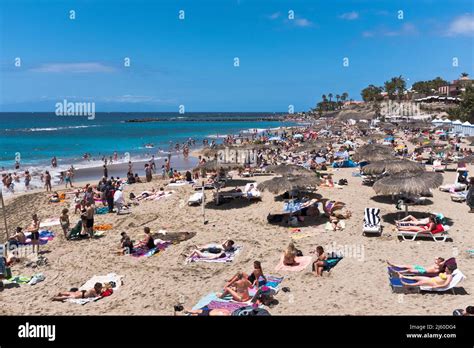 Dh Playa Del Duque Costa Adeje Tenerife Tourist Holiday Beach People