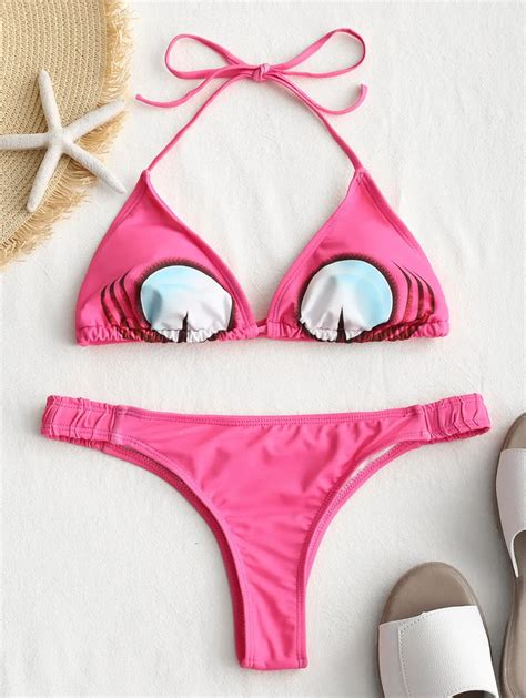 2018 Brand New Women Sexy Padded Bandage Bikini Set Swimwear Suit