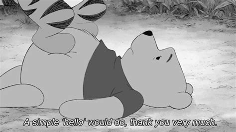 Winnie The Pooh Hello  Find And Share On Giphy