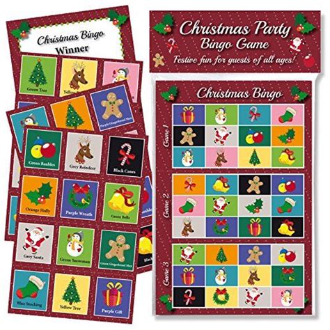 Take the stress out of christmas with these nifty ideas from samsung. CHRISTMAS PARTY BINGO GAME: FUN & GAMES FOR FAMILY, OFFICE ...
