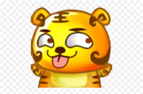 Pwbr Perfect World Tiger Smile Emoji Tiger Emoji Free Transparent