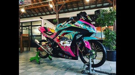 Modifikasi motor trail terkeren terbaru jadul dari klx. Modifikasi Ninja 250 Youtube - Contoh Red