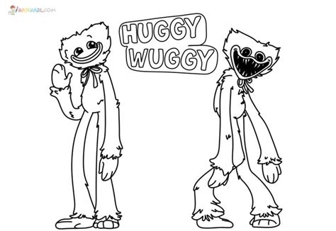 Huggy Wuggy Coloring Pages  New Pictures Free Printable in 2022  Cute