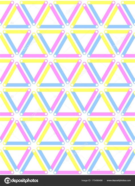 Seamless Triangles Diamonds And Hexagons Pattern Stock Vector Image
