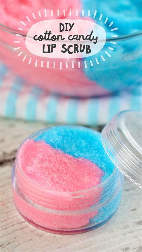 How To Make Diy Lip Balm Sugar Scrub This Yummy Cotton Candy Flavored Lip Scrub Is Full Of