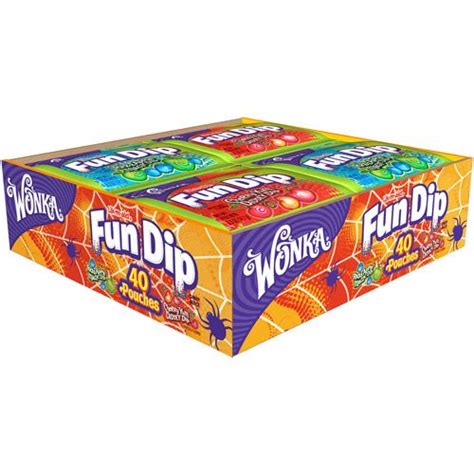 Walmart Wonka Fun Dip Candy 40 Count Fun Dip Diy Snacks Wonka Sweets