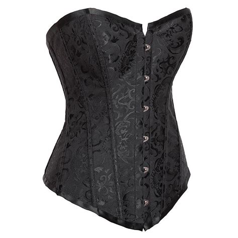 2016 Fashion Jacquard Sexy Bustier Gothic Corsets And Bustiers Women