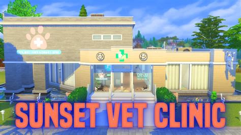 The Sims 4 Modern Vet Clinic 🐾 Youtube