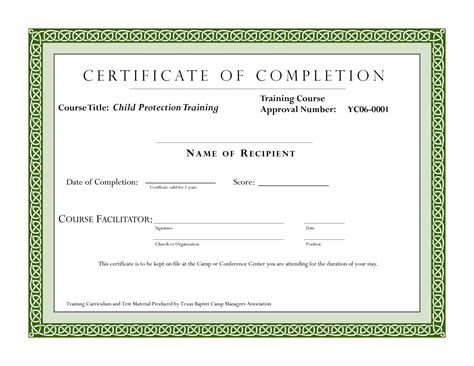 The Charming Editable Sample Certificate For Training Completion For