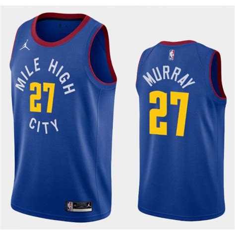 The nuggets compete in the national basketball association (nba). Denver Nuggets Trikot Jamal Murray 27 2020-2021 Jordan ...