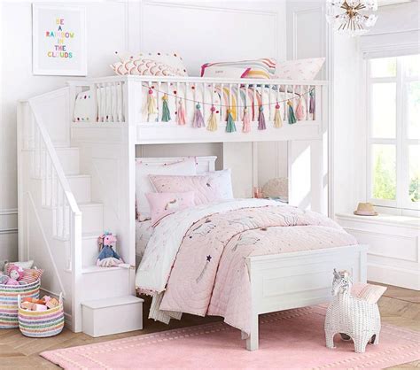 Rainbow Unicorn Reversible Quilt And Shams Bunk Bed Designs Bedroom