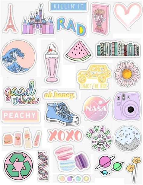 Aesthetic Stickers Wallpapers Top Free Aesthetic Stickers Backgrounds