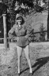 WW Picture Photo Sexy German Girl With Uniform EBay