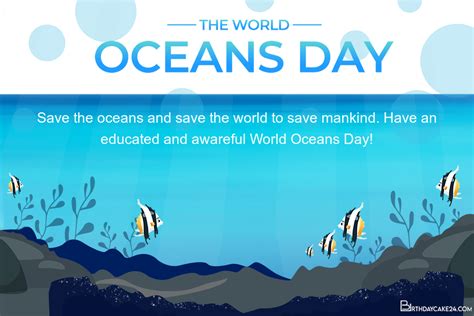 Save The Ocean Free World Oceans Day Cards Online