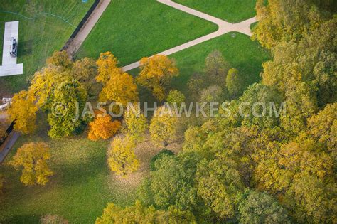 Aerial View Aerial View Over Autumn Trees Hyde Park Jason Hawkes