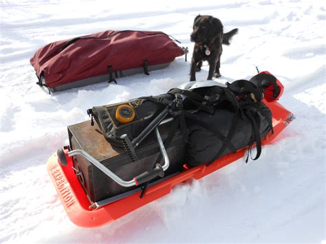 Using A Pulk As A Backcountry Ice Fishing Sled