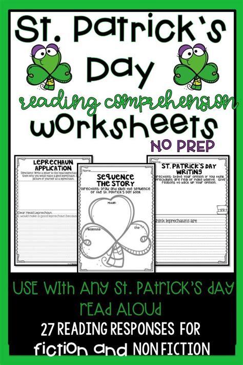 Live worksheets > english > english as a second language (esl) > reading comprehension. St. Patrick's Day Reading Comprehension Worksheets ...