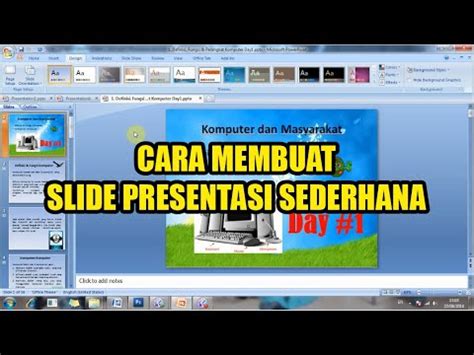 Membuat Slide Presentasi Powerpoint Sederhana Yang Menarik YouTube