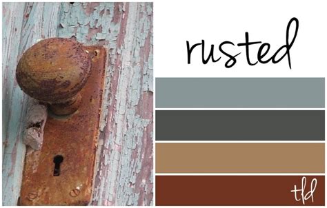 Rust And Copper Patina Color Palette Perfect Palettes Pinterest