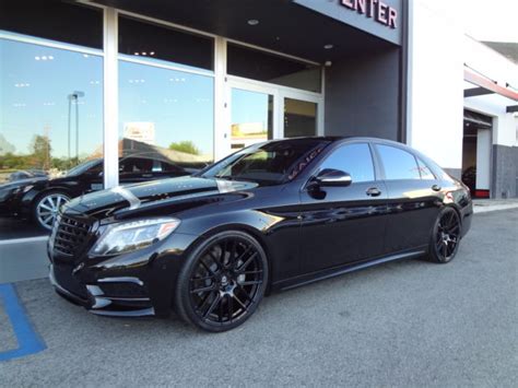 2014 Mercedes Benz S550 Sport Pkg 22 Wheels Premium Pkg Blacked Out