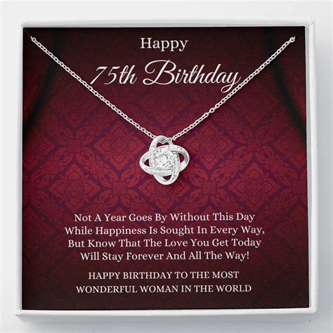 75th Birthday For Her T 75th Birthday T For Her Etsy