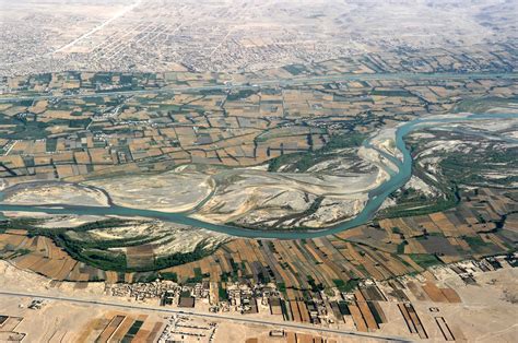 Aerial photograph of Kandahar Province in 2011 picture, Aerial photograph of Kandahar Province ...