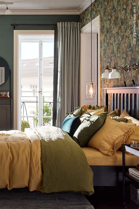 Drömmigt sovrum i grönt i 2021 | För hemmet, Sovrum, Ikea sovrum