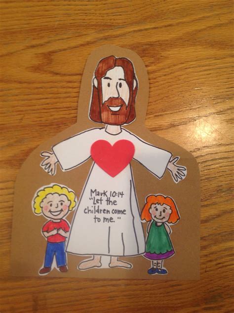 Jesus Loves The Little Children Bible Craft By Let Bible Crafts For