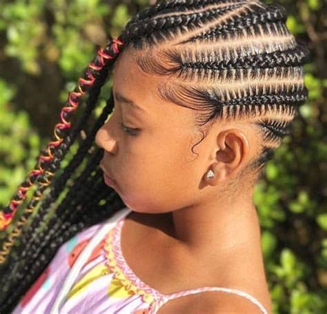 Alright, so you've come to us to learn how to braid, eh? feed in braids for little girls, little girls hairstyles ...