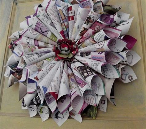 Wreath From Rolled Paper Wreaths Hanukkah Wreath Paper