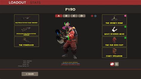 My Pyro Loadout Team Fortress 2 By Guywgreenshades On Deviantart