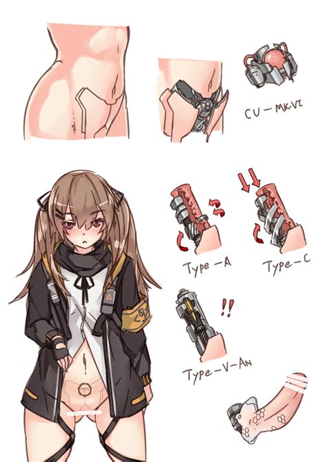 Stmast Ump Girls Frontline Girls Frontline Highres Girl Android Artificial Vagina