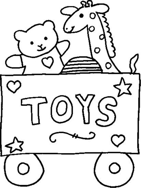 Toy Colouring Page Clipart Best