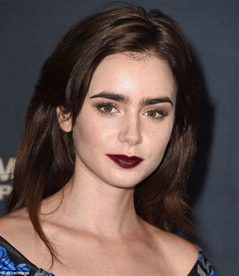 Lily Collins Nails Gothic Glamour For Jeremy Scott The Peoples