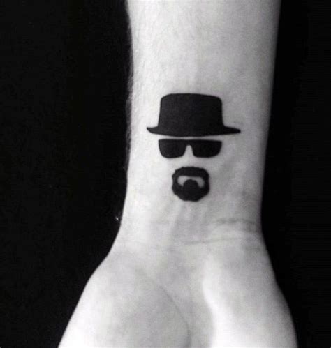 Small Simple Guys Breaking Bad Wrist Tattoo Design Ideas For Men Small