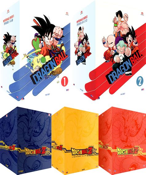 Dragon Ball Z Dragon Ball Intégrale Collector Pack 5 Coffrets Dvd