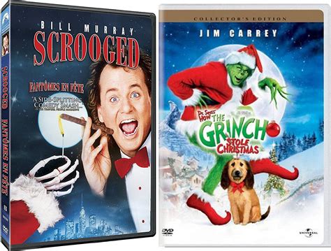 Buy Dr Seuss How The Grinch Stole Christmas Dvd Scroodged Christmas Movie Holiday Bundle