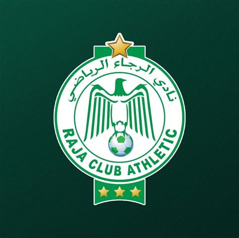 Raja Casablanca 2020 Maroc Football Logo Du Jeu Fond Decran Pastel