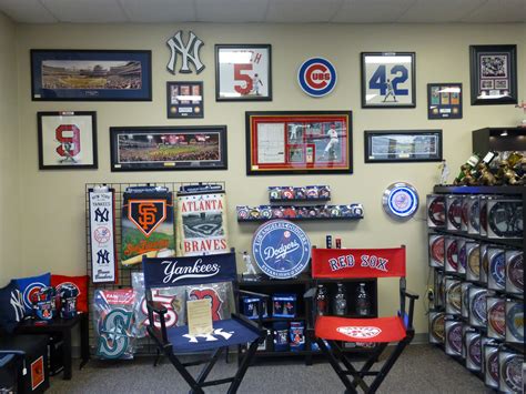 Some Of Our New Baseball Memorabilia At Northwest Man Cave Man Cave
