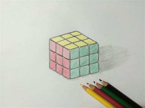 It's a great achievement to solve a rubik's cube, so give yourself a round of applause! How to draw Rubiks Cube 3D | speed drawing | Rubiks cube ...