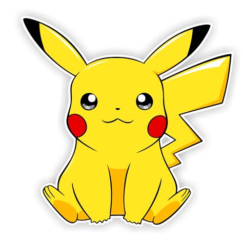 Pikachu Precision Cut Decal Sticker