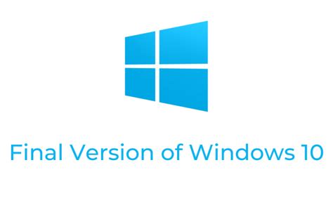 Microsoft Announces Final Version Of Windows 10