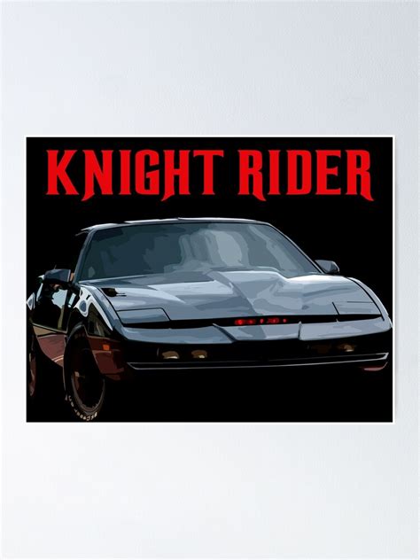 Knight Rider Kitt Firebird Poster For Sale By Fromthe8tees