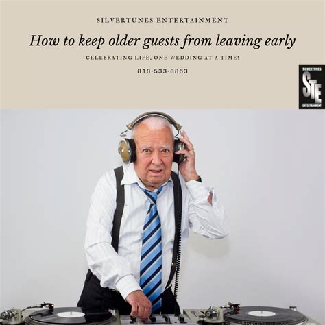 How To Keep Older Guests From Leaving Your Wedding Early Silvertunes